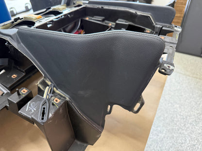 2018-2023 Ford Mustang GT 5.0 Leather Dash Pad Frame "Blue Stitch"