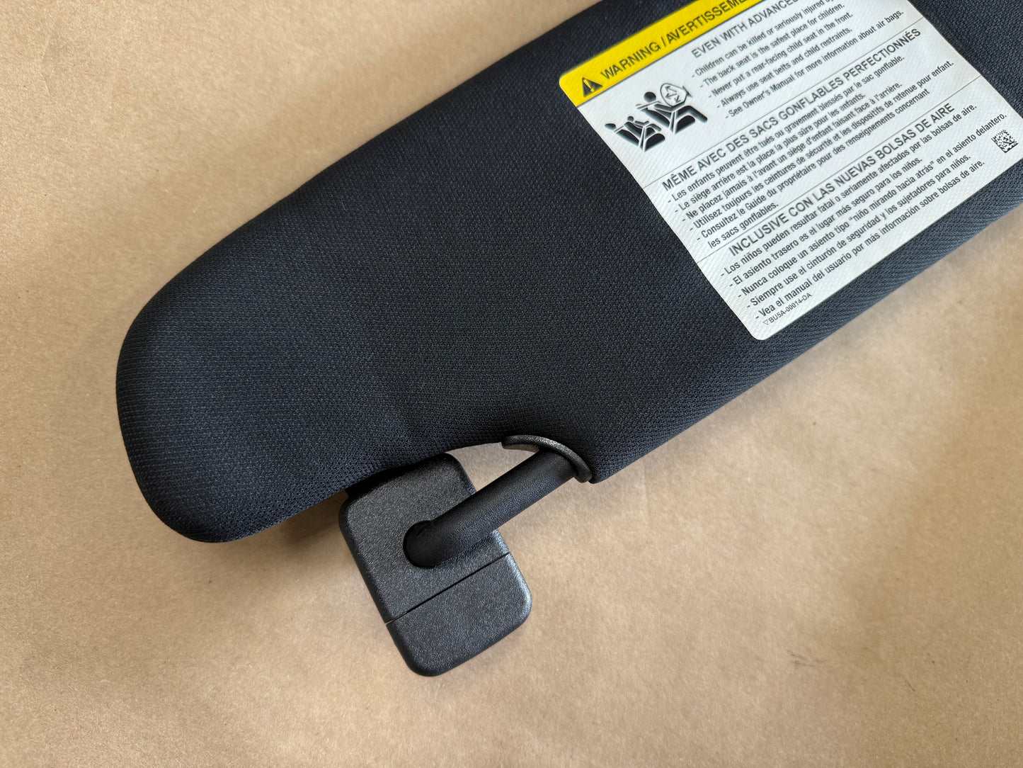 2015-2023 Ford Mustang Coupe Sun Visors Pair "Home Link"