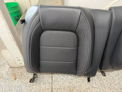 2024-2026 Ford Mustang GT Black Leather Coupe Front & Rear Seats