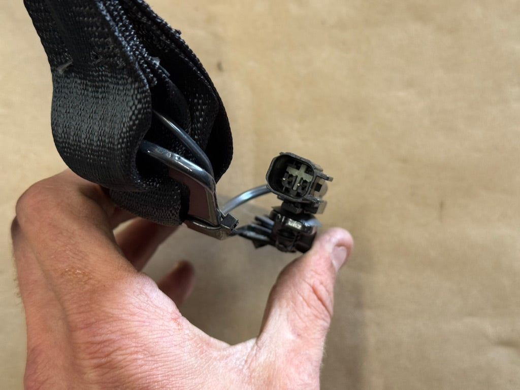 2017-2022 Ford F-250 F-350 Black Rear Center Seat Belt