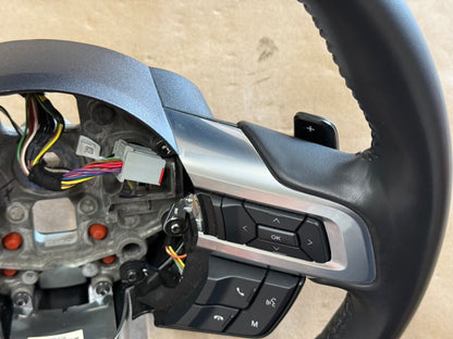 2018-2023 Ford Mustang Leather Steering Wheel Automatic Paddle Shifters