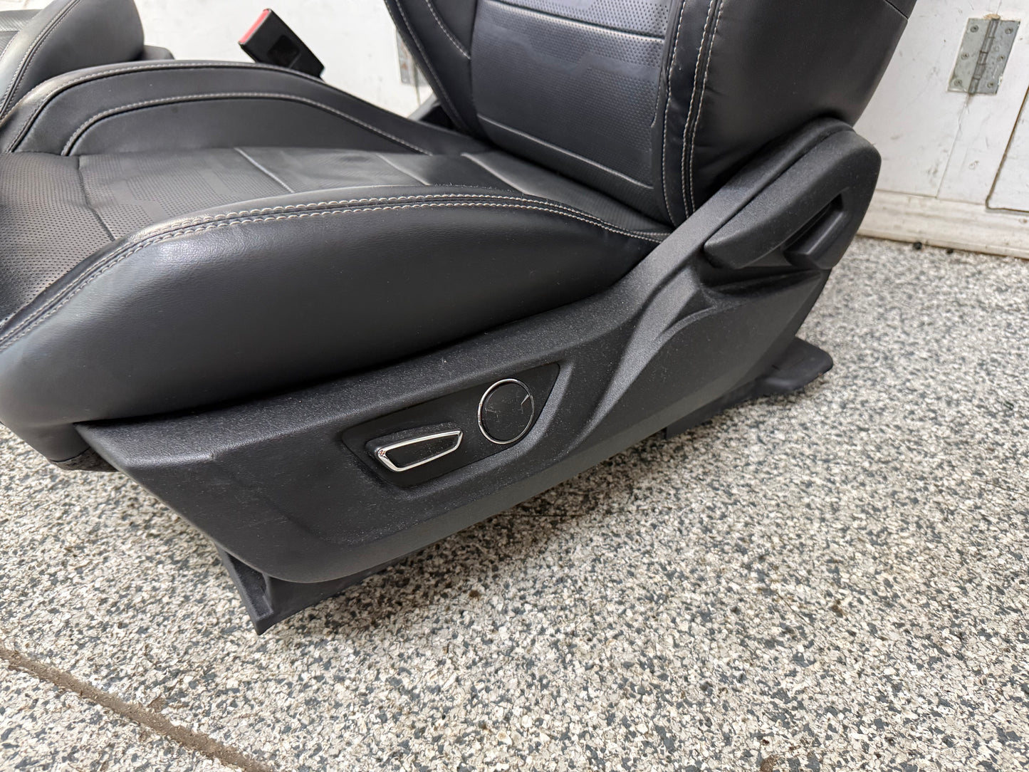 2018-2023 Ford Mustang GT Black Leather Convertible Front & Rear Seats
