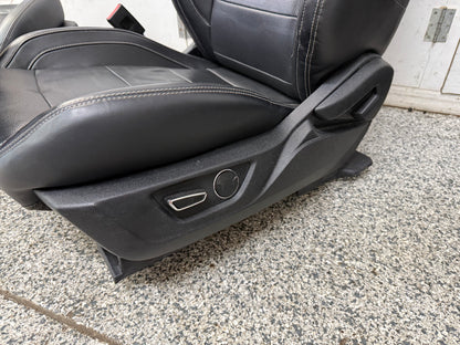 2018-2023 Ford Mustang GT Black Leather Convertible Front & Rear Seats