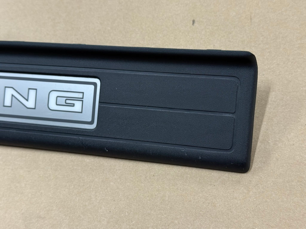 2015-2023 Ford Mustang "My Color" Sill/Scuff Plates Interior Trim Black