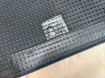 2015-2023 Ford Mustang Black Front Floor Mats Carpet "Blue Stitch"