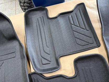 2024-2026 Ford Mustang Rubber Front & Rear Floor Mats - Aftermarket