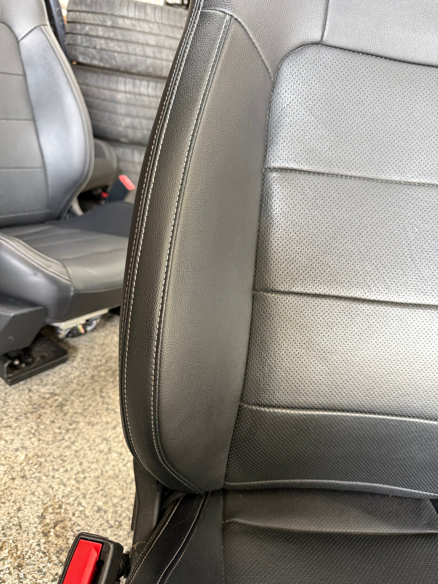 2015-2017 Ford Mustang GT Premium Leather Front Rear Seats Black Heated/Cooled