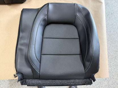 2018-2023 Ford Mustang GT Black Leather Coupe Rear Seat Covers