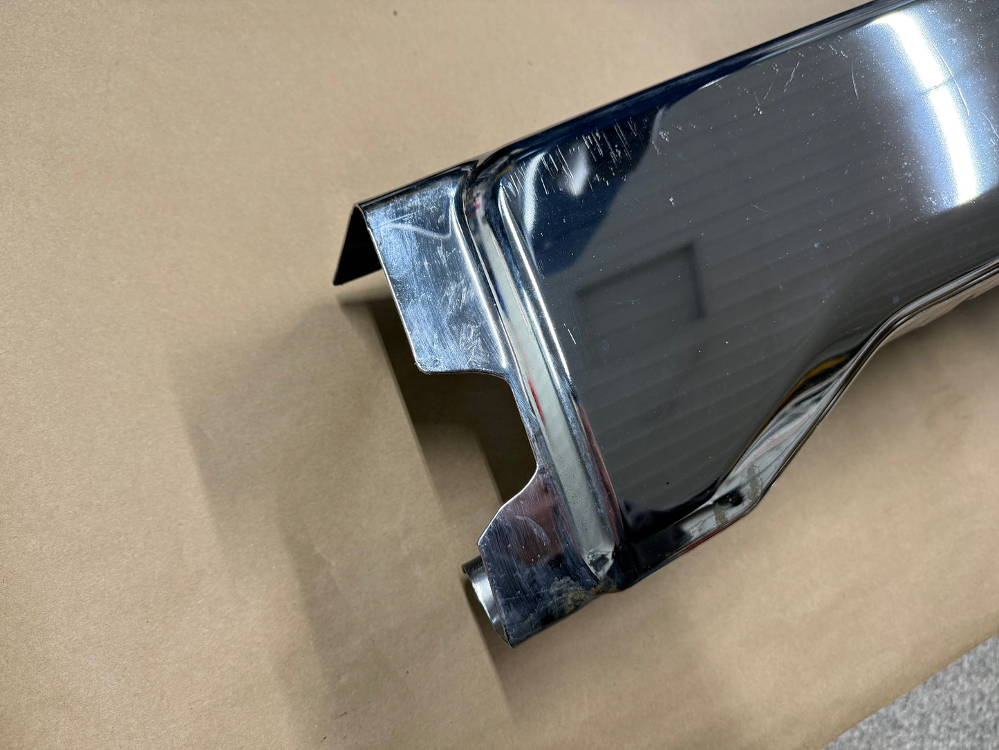 2023-2025 FORD F-250 F-350 RH PASSENGER SIDE REAR BUMPER END CAP CHROME