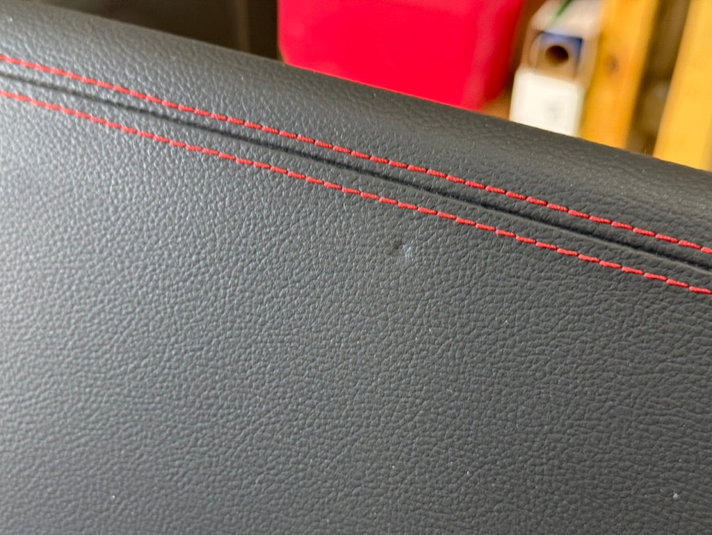 2018-2023 Ford Mustang GT 5.0 Leather Dash Pad Frame "Red Stitch"