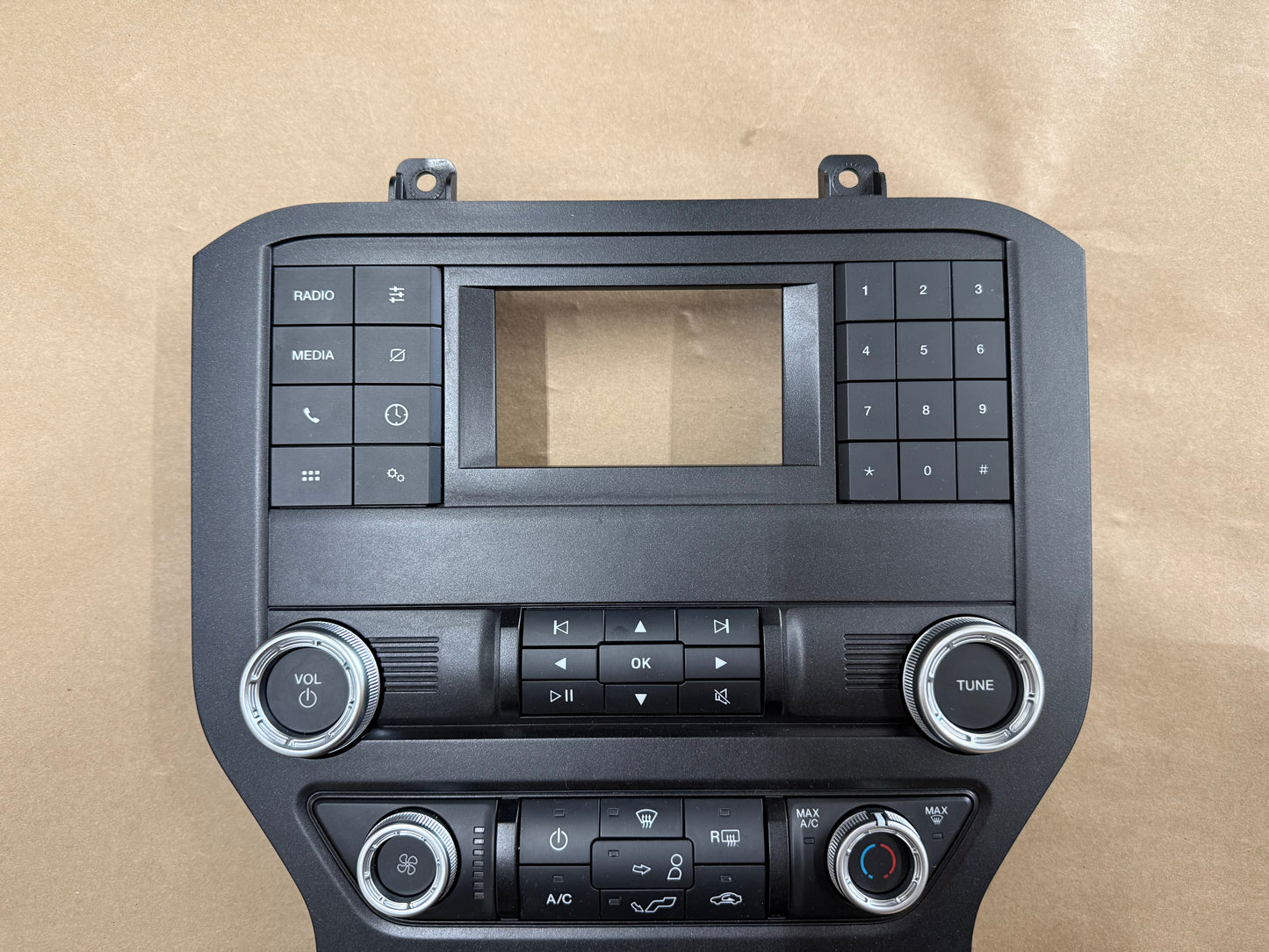 2018-2023 Ford Mustang GT Face Plate Radio Trim Piece