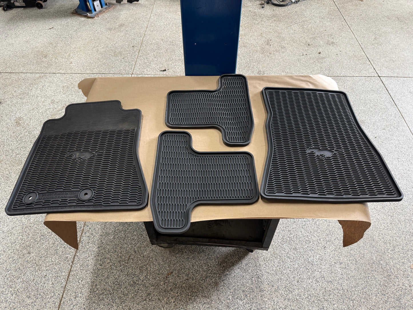 2015-2023 Ford Mustang Rubber Front & Rear Floor Mats