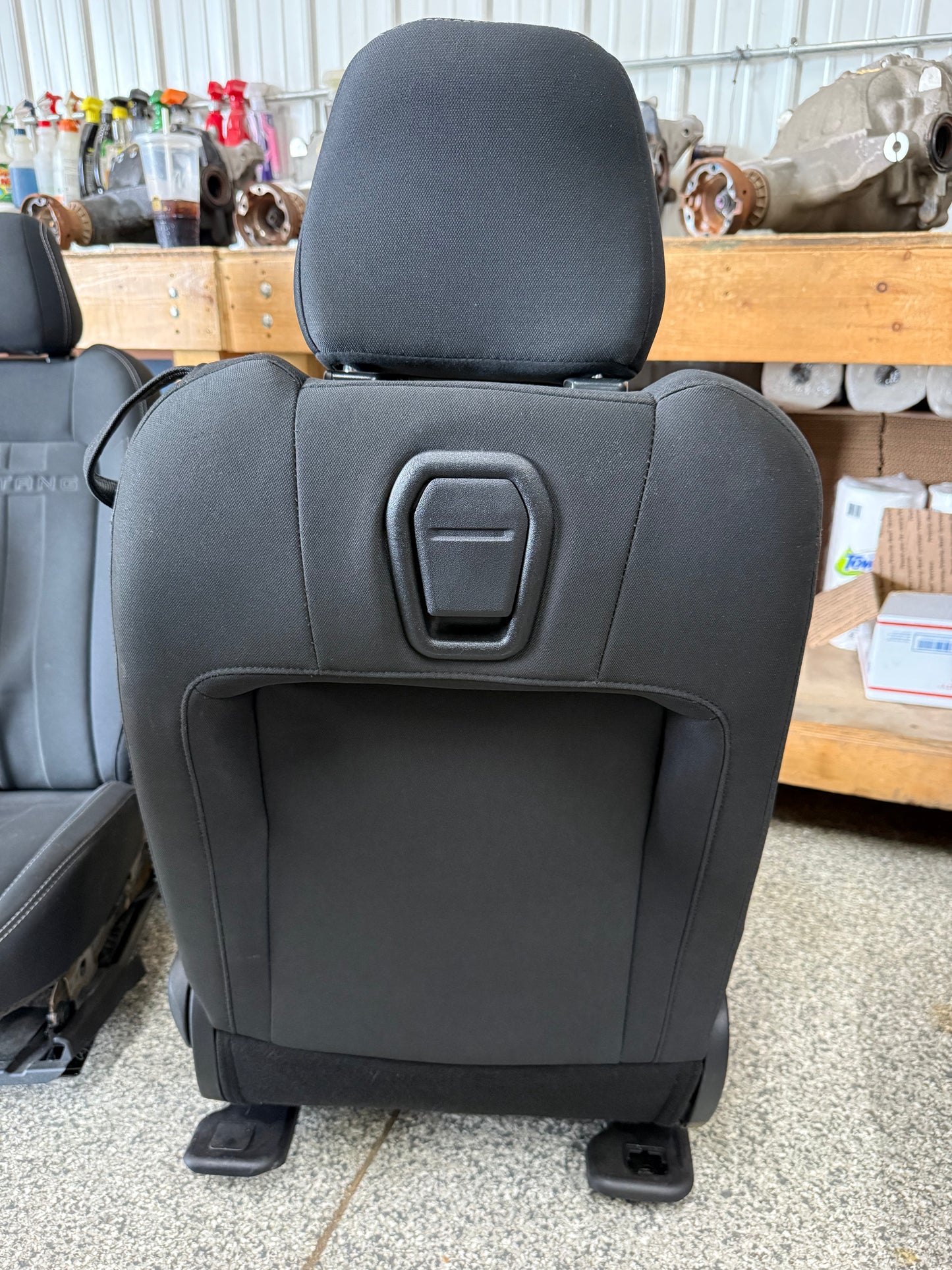 2018-2023 Ford Mustang GT Black Cloth Seats Coupe Front Rear Power Seats
