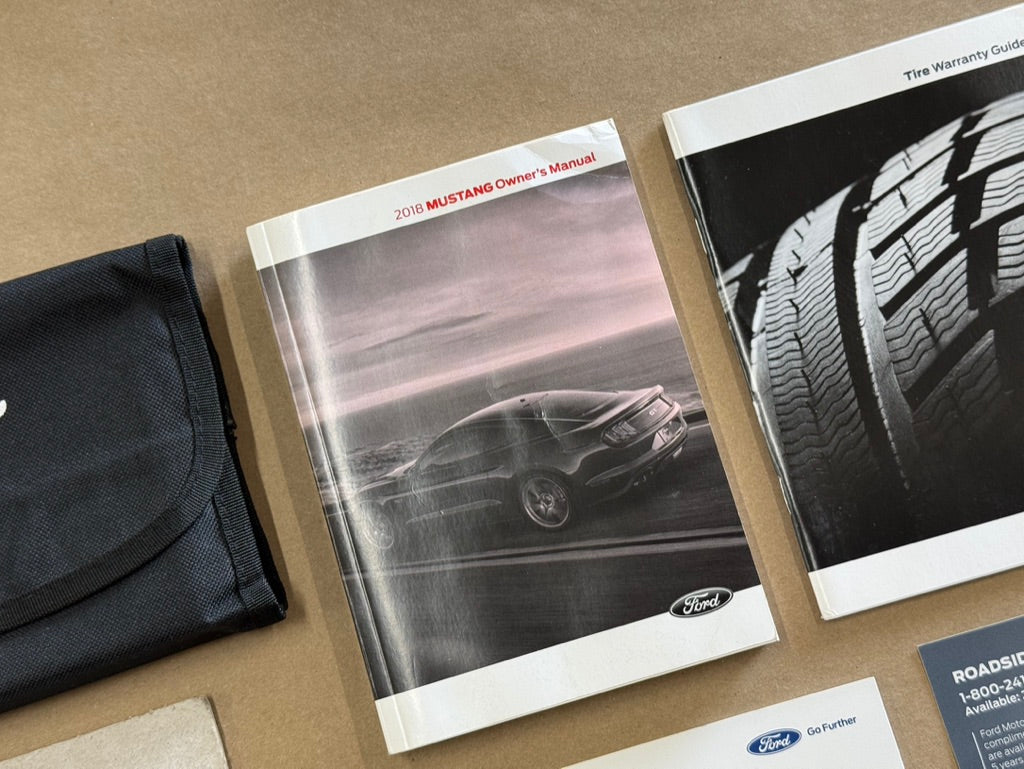 2018 Ford Mustang GT Owners Manual And Literature w/Cover