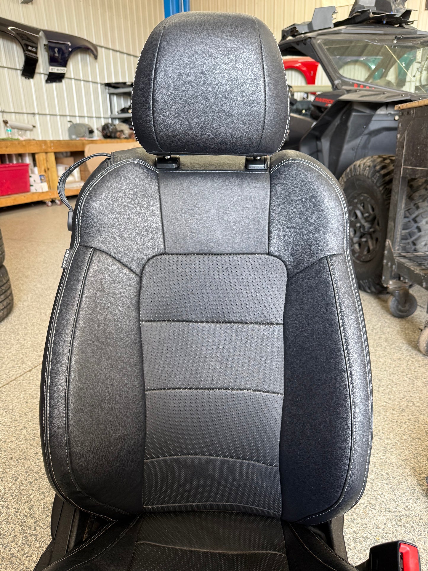 2015-2017 Ford Mustang GT Premium Leather Front Rear Seats Black Heated/Cooled