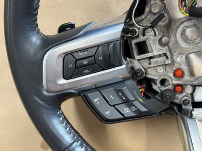 2018-2023 Mustang Leather Steering Wheel Automatic Paddle Shifters