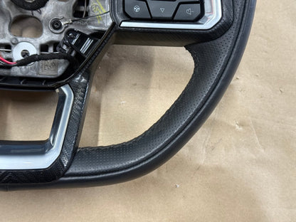 2024-2026 Ford Mustang GT Leather Steering Wheel "Manual"