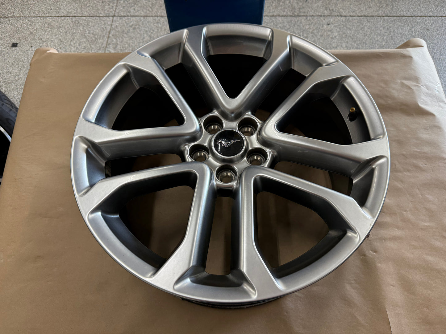 2015-2023 Ford Mustang GT Silver Wheel Rim 20x9"