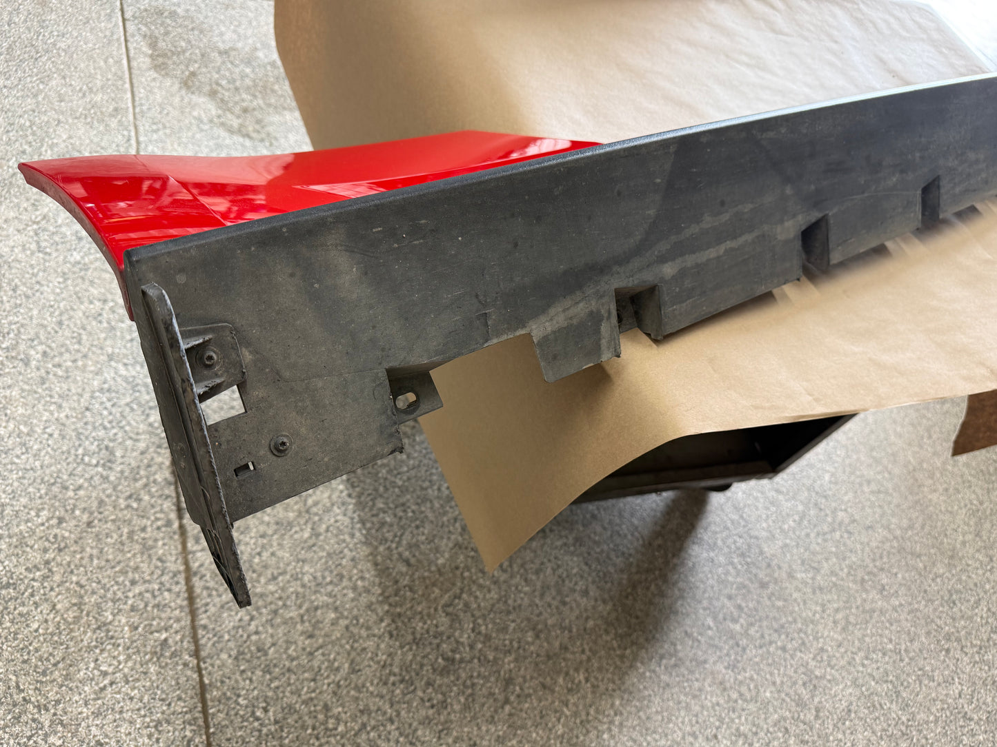 2015-2023 Ford Mustang GT V6 RH Passenger Side Skirt Molding "Race Red"