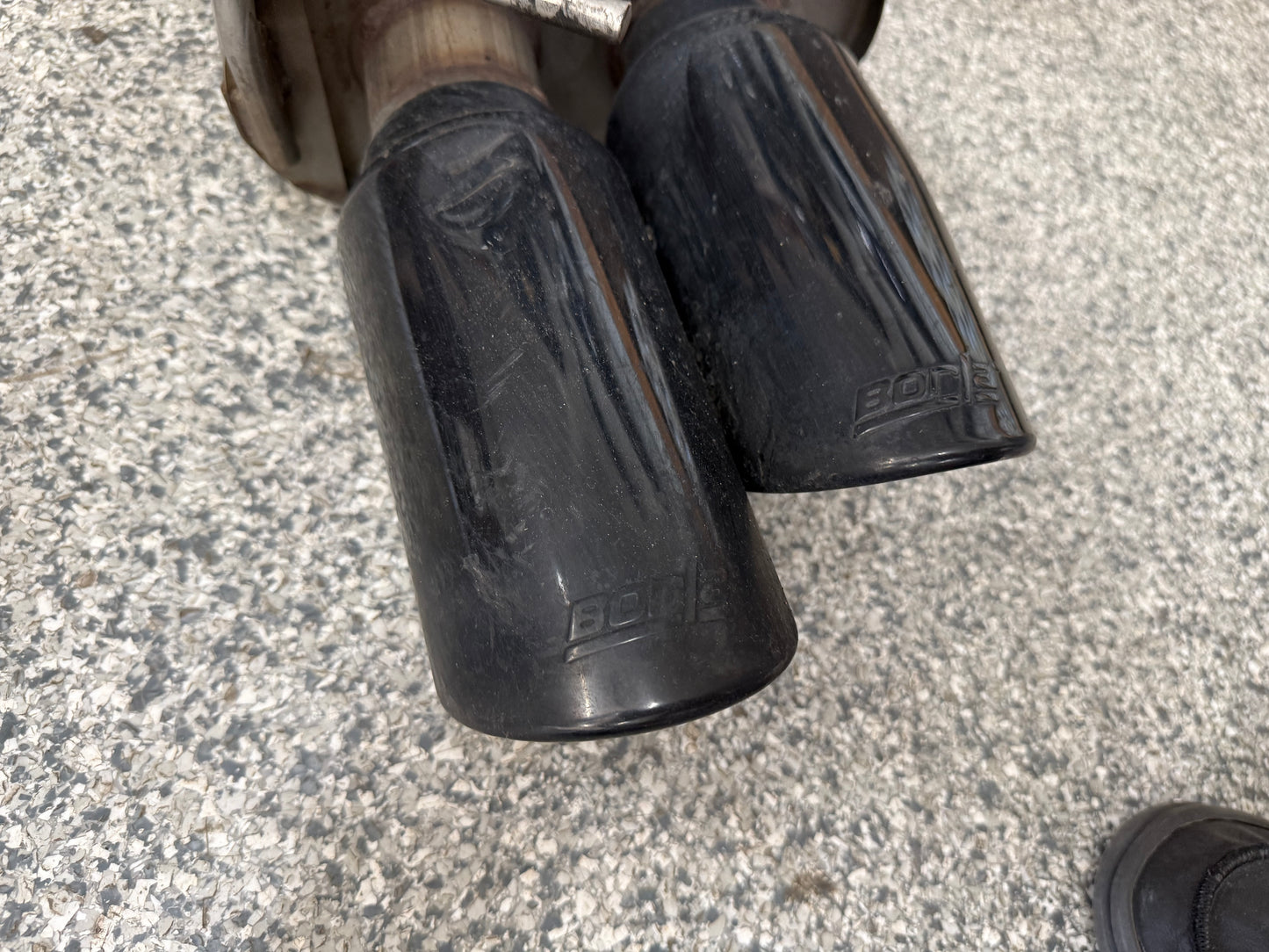 2018-2023 Ford Mustang GT Borla ATAK Cat-Back Exhaust System Black Tip *Damaged*