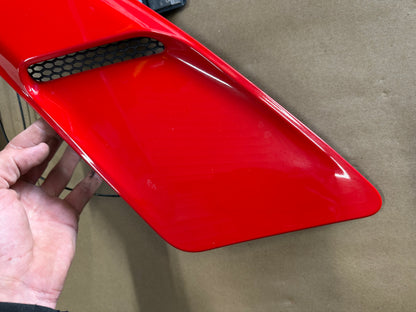 2015-2017 Ford Mustang GT Hood Insert Vents RH LH Pair "Race Red"