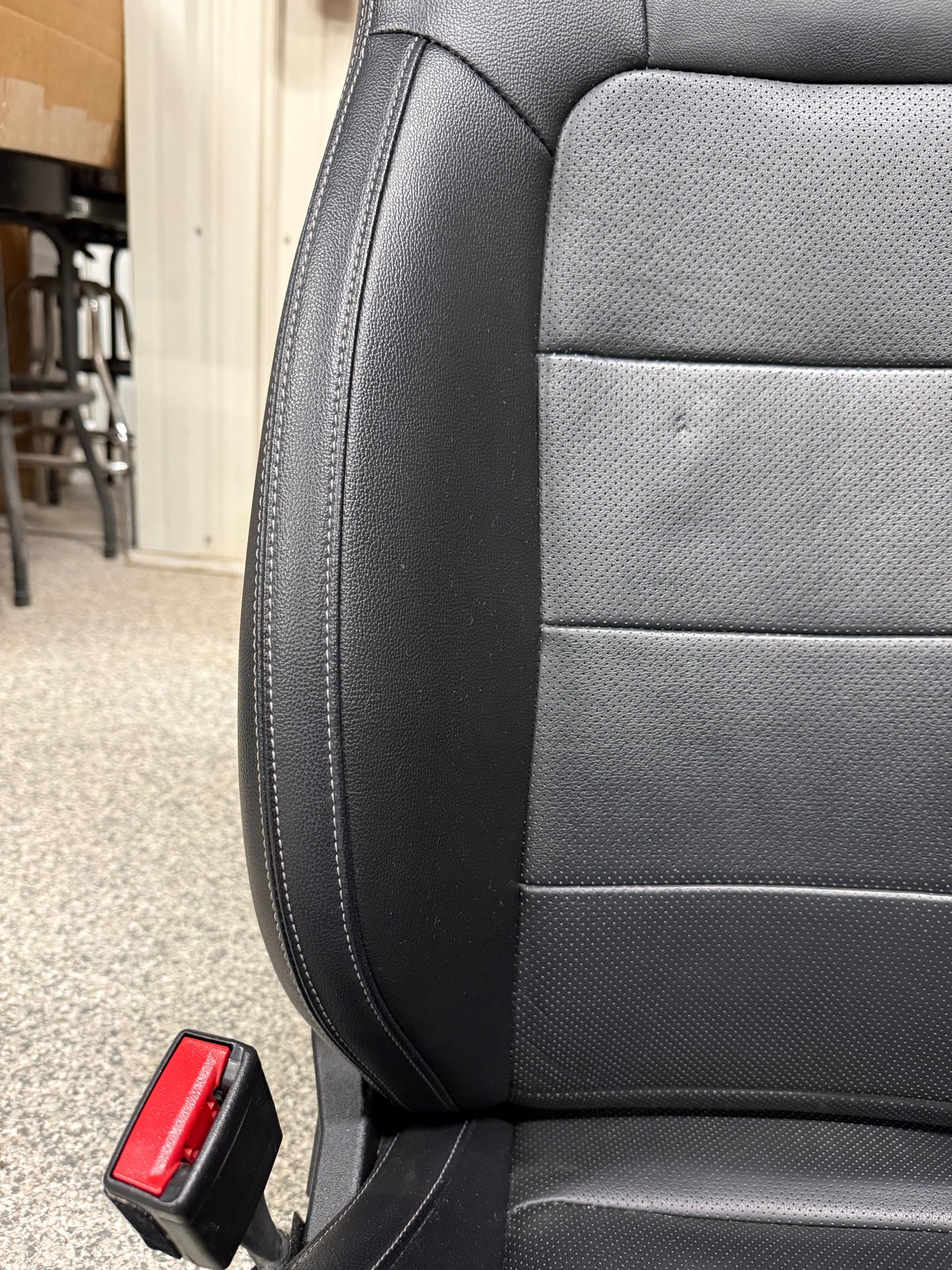 2015-2017 Ford Mustang GT Leather Front Rear Seats Black Heated/Cooled