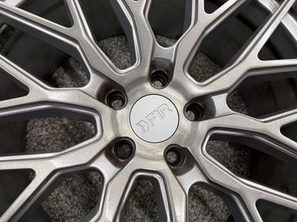 2015-2023 Ford Mustang F1R F103 Brushed Silver Wheels Set of 4 20x10"