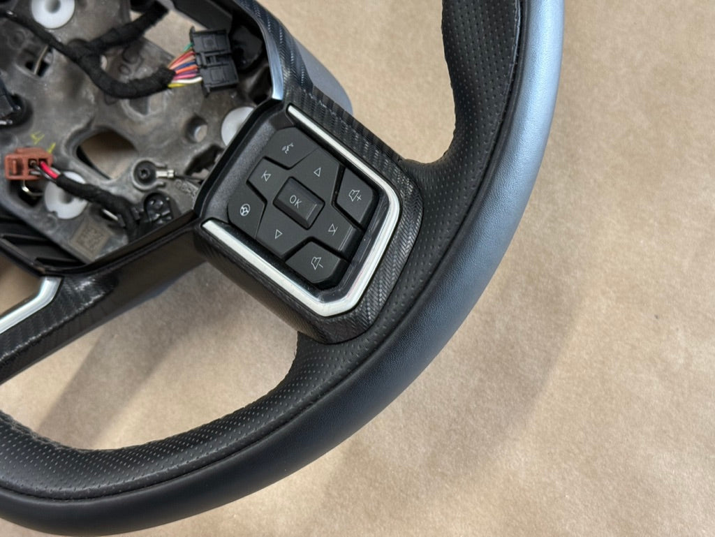2024-2026 Ford Mustang GT Leather Steering Wheel "Manual"