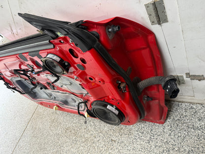 2015-2023 Ford Mustang GT GT500 LH Driver Side Door Complete w/Glass "Race Red"