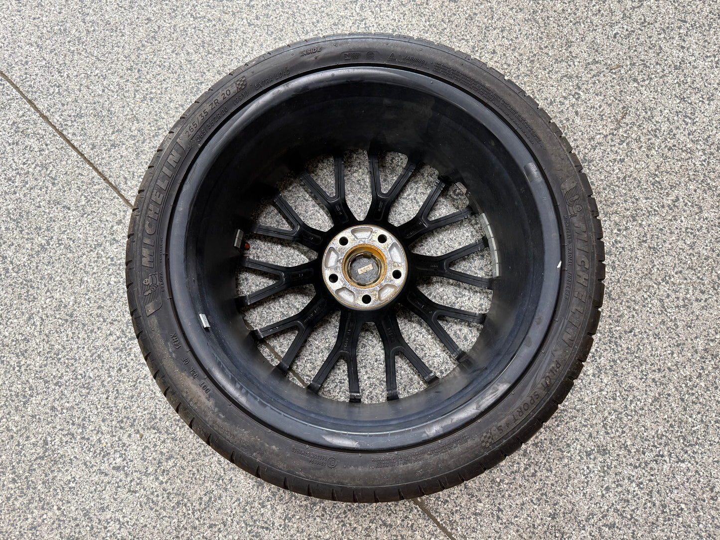 2015-2023 Ford Mustang GT 20x8.5" Wheel Rim PP1 265/35/20 Michelin AM Replica