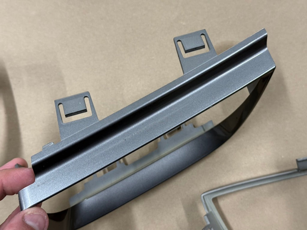 2010-2013 Chevrolet Camaro SS Silver Tail Light Trim Bezels 4pc. Set