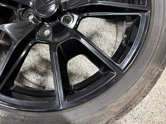 2015-2023 Ford Mustang GT 5.0 19x8.5" Black Wheel Rim 255/40/19 Toyo