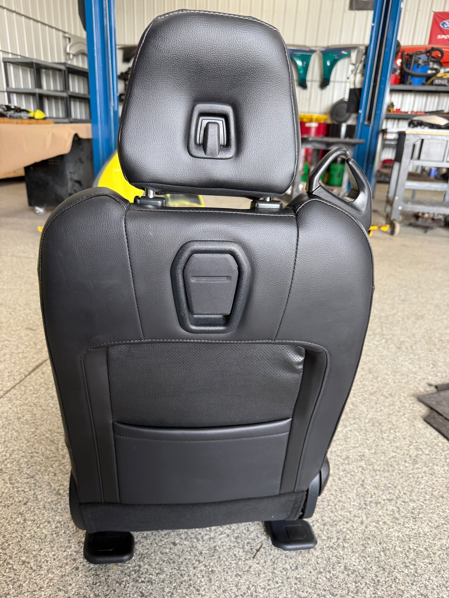 2018-2023 Ford Mustang GT Black Leather Convertible Front & Rear Seats