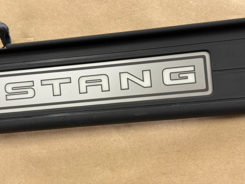 2024-2026 Ford Mustang "My Color" Sill/Scuff Plates Interior Trim Black