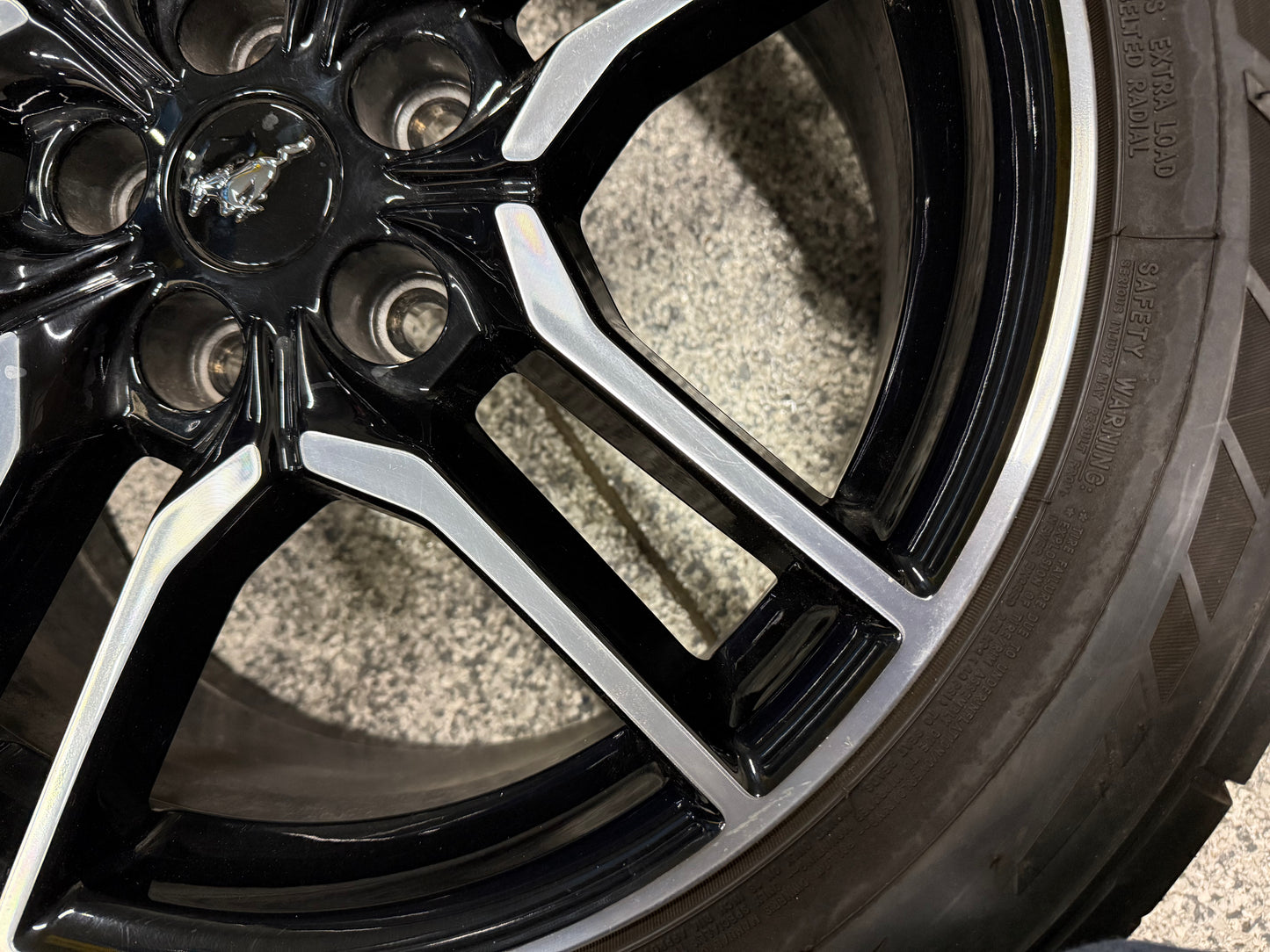 2018-2023 Ford Mustang GT 5.0 18x8" Wheel Rim Nitto NT555 255/45/18