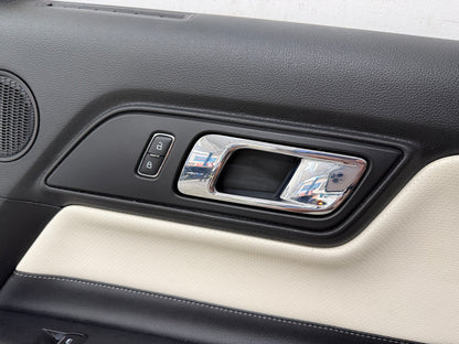 2015-2017 Ford Mustang 50th Anniversary Premium Leather Door Panels Pair