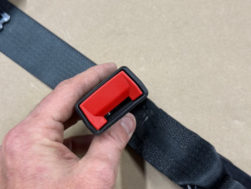 2023-2025 Ford F-250 F-350 Black Rear Center Seat Belt