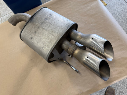 2018-2023 Ford Mustang GT LH Driver Side Active Exhaust Muffler Quad Tip