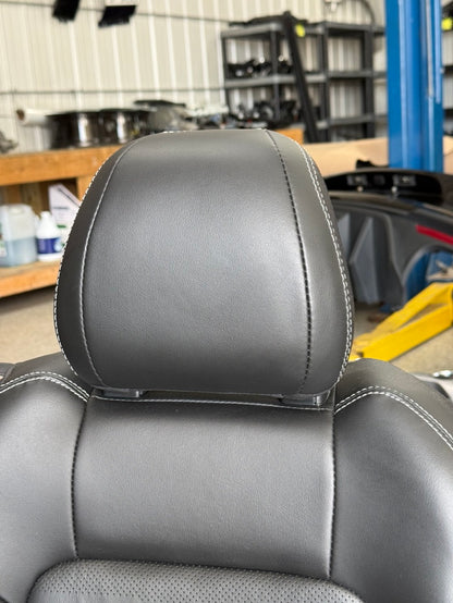 2018-2023 Ford Mustang GT Black Leather Coupe Front Rear Power Seats Heat Cooled