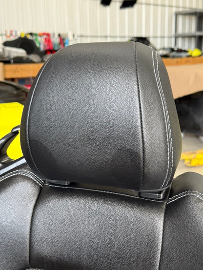 2018-2023 Ford Mustang GT Black Leather Convertible Front & Rear Seats
