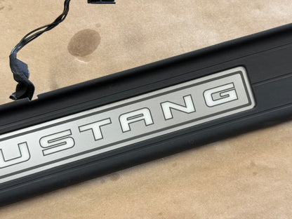 2024-2026 Ford Mustang "My Color" Sill/Scuff Plates Interior Trim Black