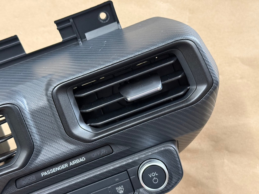 2024-2026 Ford Mustang S650 Center Dash Trim Air Vents Push Start Bezel Panel