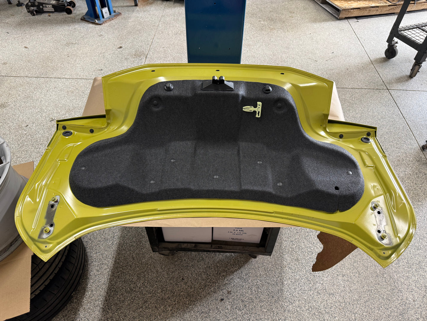 2024-2026 Ford Mustang GT Coupe Trunk Lid "B7" "Intense Lime Yellow Metallic"