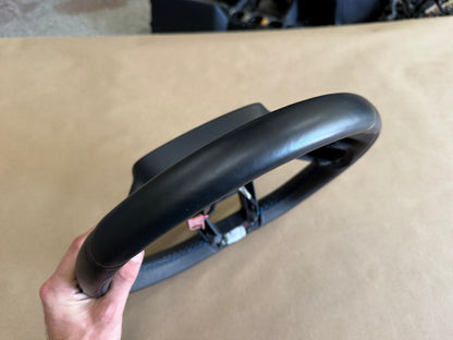 2024-2026 Ford Mustang Dark Horse Suede Leather Steering Wheel "Manual"