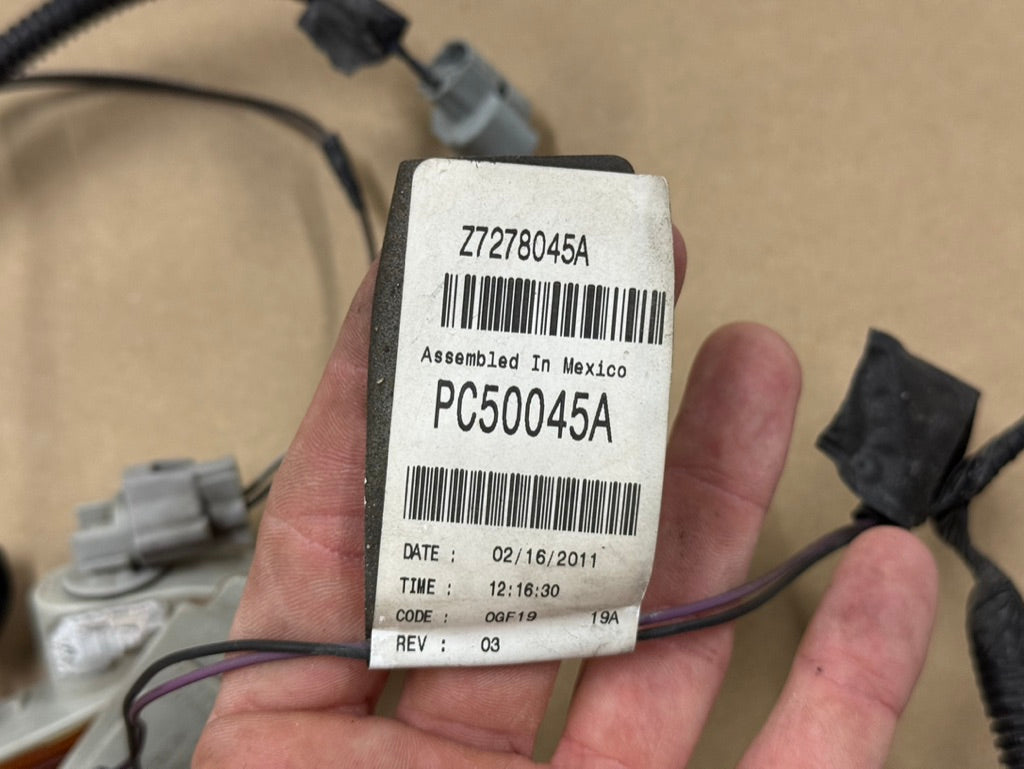 2010-2013 Chevrolet Camaro SS Front Bumper Wiring Harness
