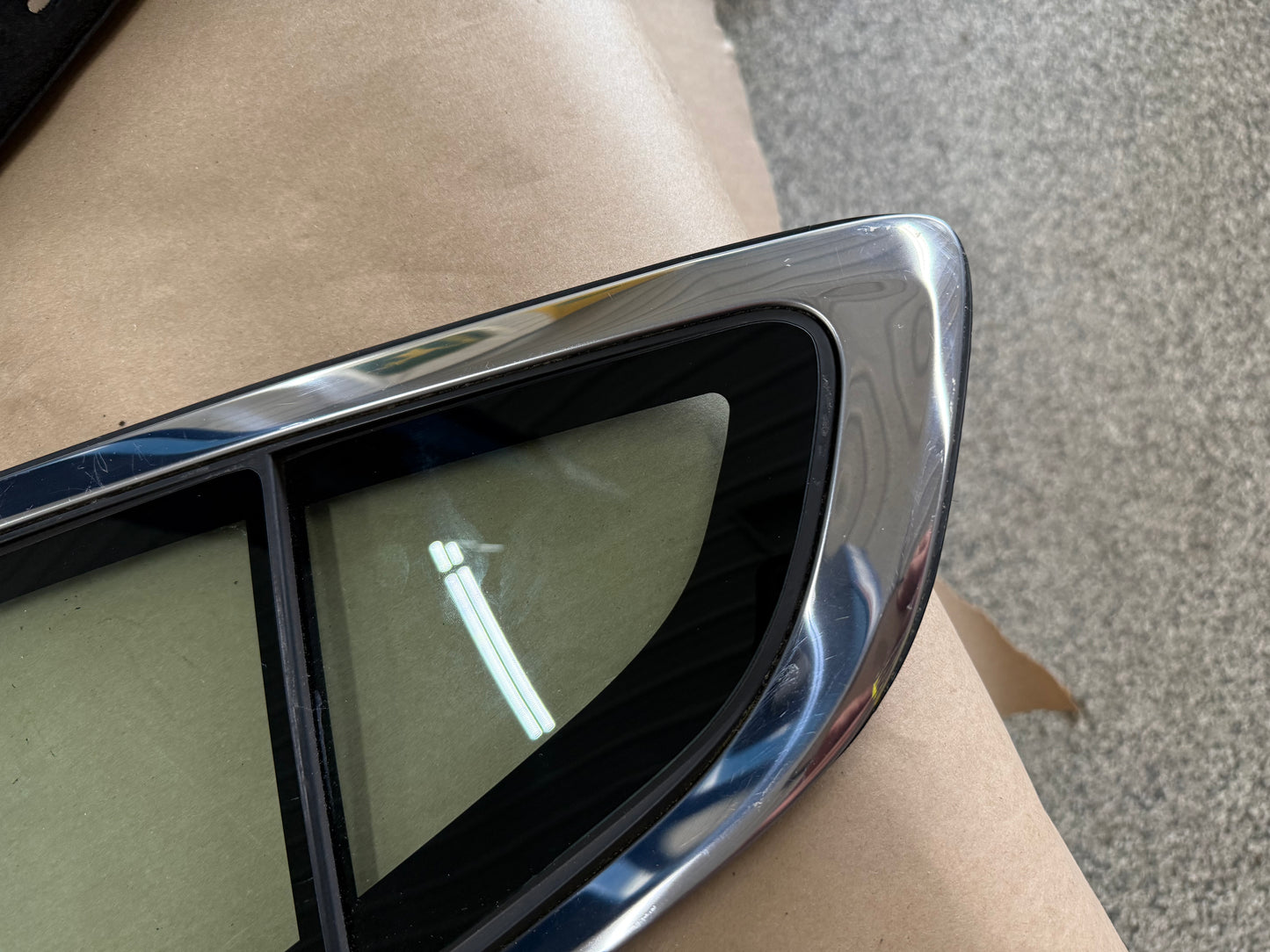 2015-2017 Ford Mustang GT Anniversary Stepped Quarter Glass Windows & Trim