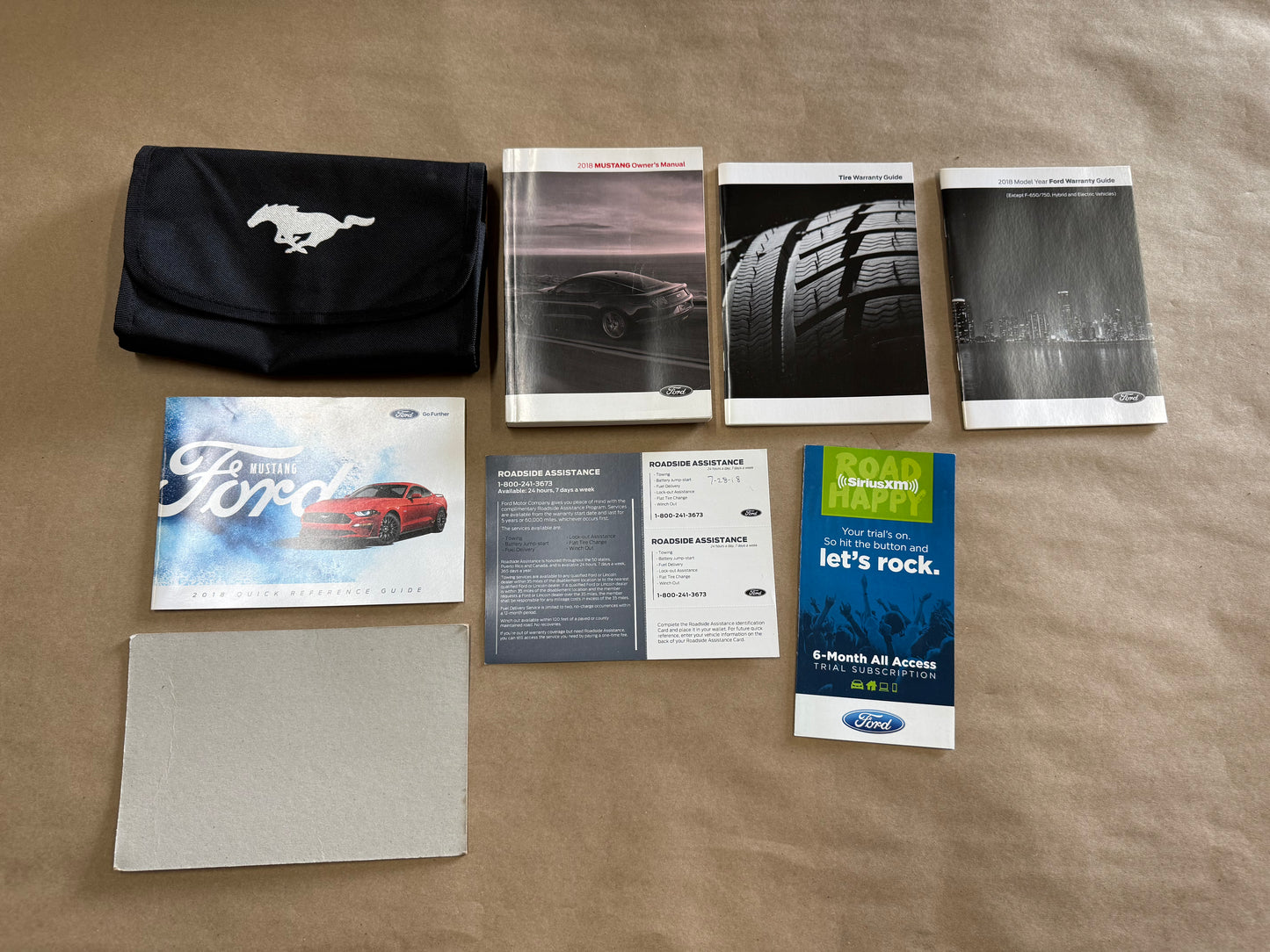2018 Ford Mustang GT Owners Manual And Literature w/Cover