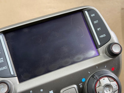 2013 Chevrolet Camaro SS MyLink Premium Radio Face Plate GM