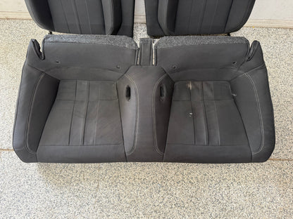 2018-2023 Ford Mustang GT Black Cloth Seats Coupe Front Rear Power Seats