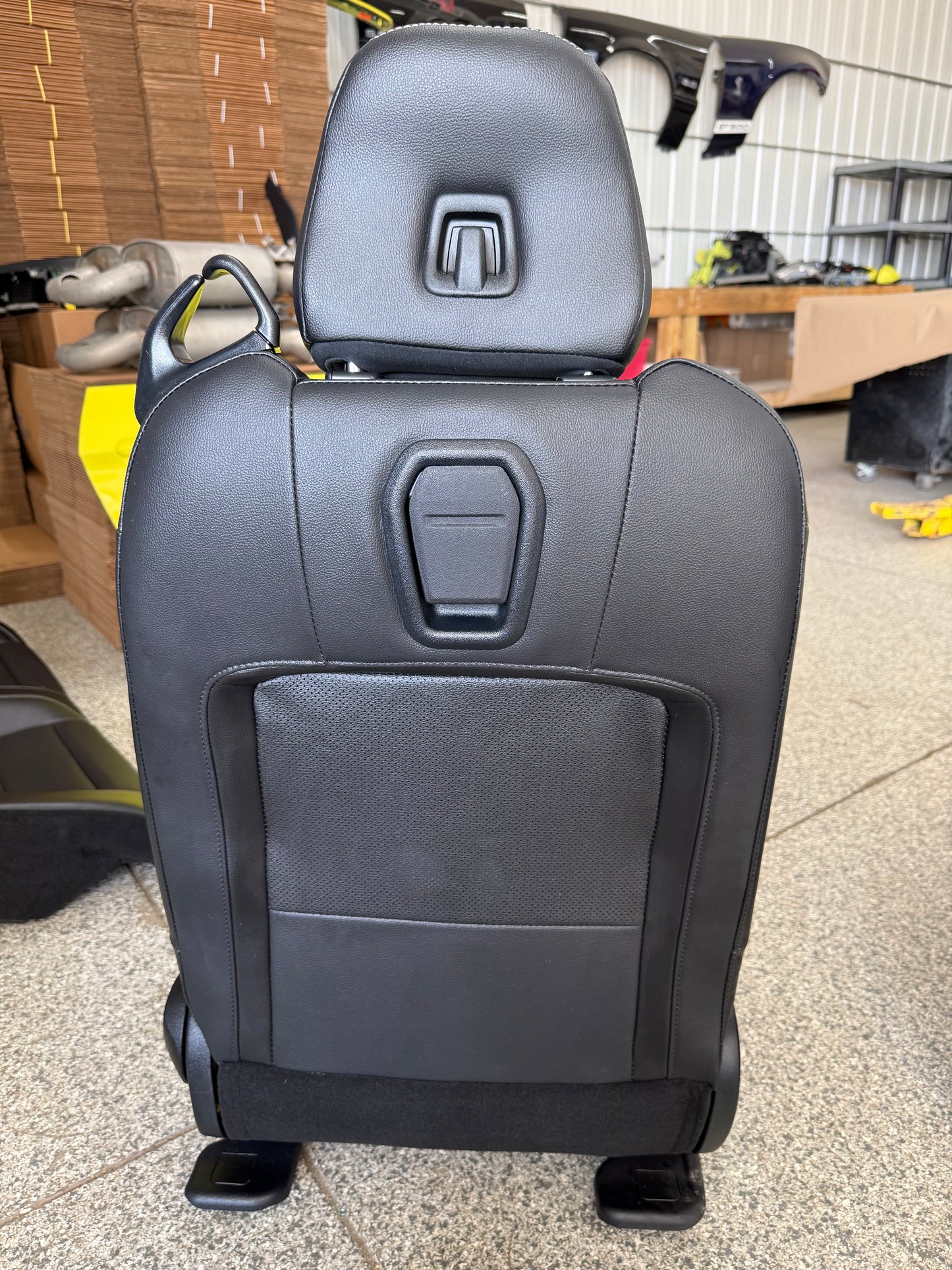 2018-2023 Ford Mustang GT Black Leather Convertible Front & Rear Seats